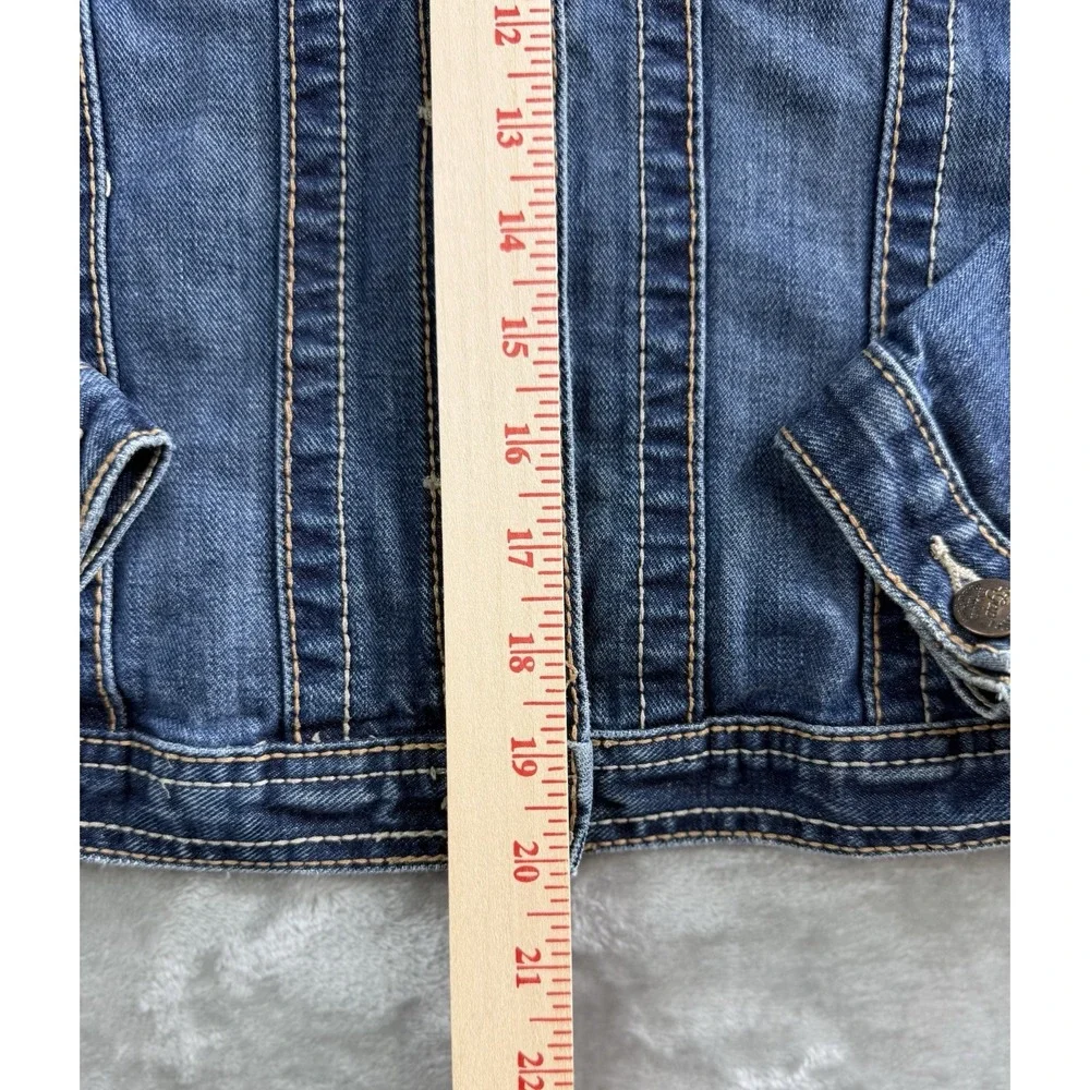 GAP Kids Denim Jean Jacket XXL 14-16 Blue Trucker Button Front